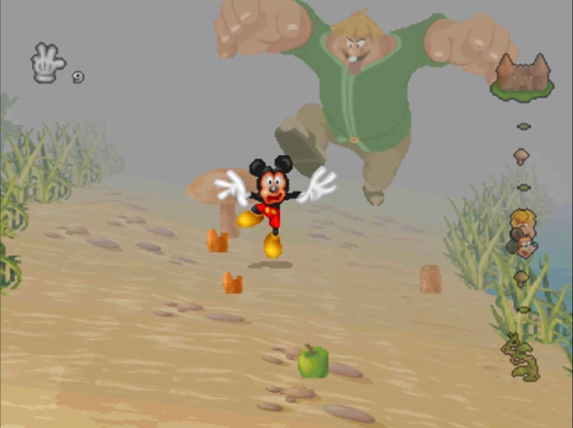 Mickey's Wild Adventure - геймплей игры на PlayStation